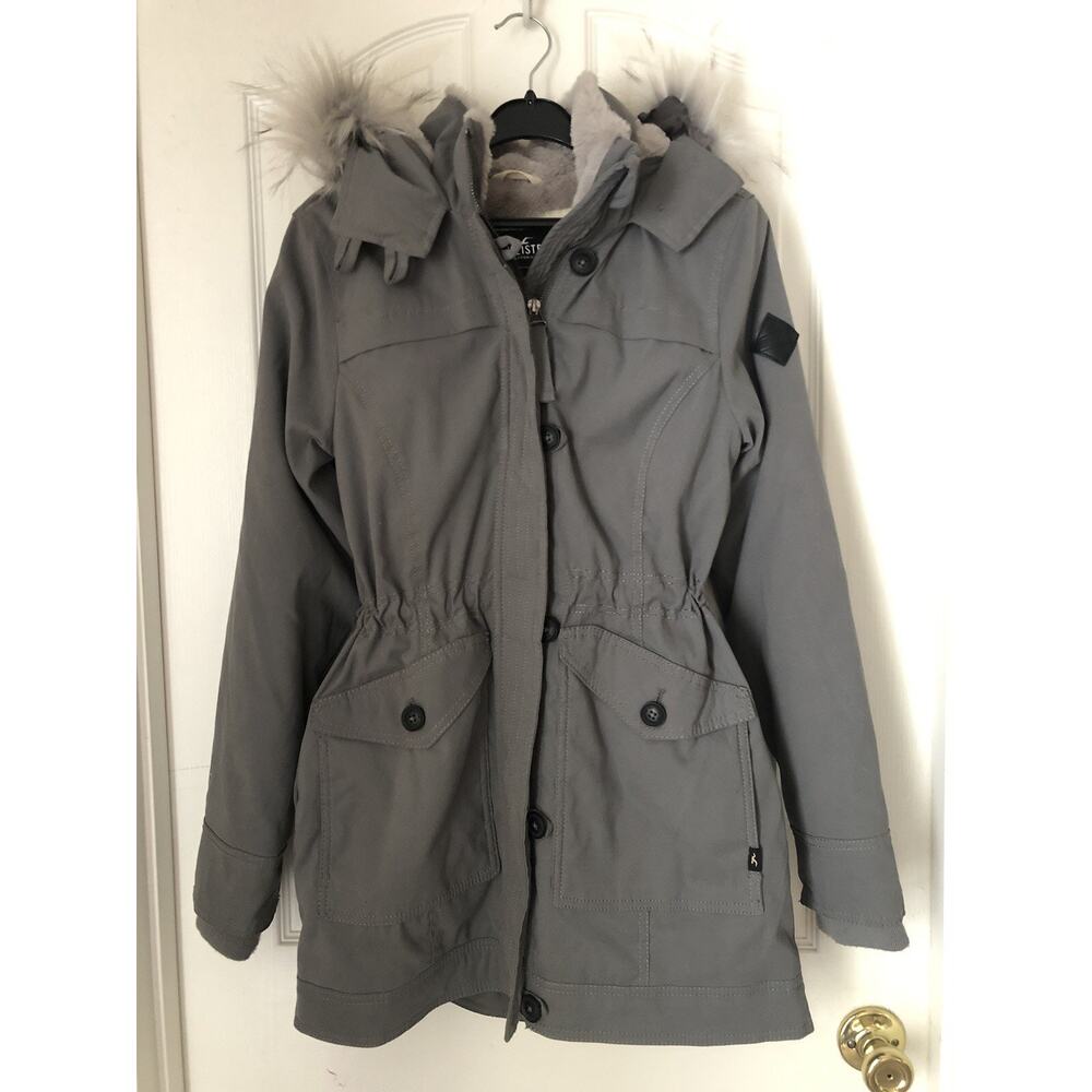 Hollister Gray Parka Jacket